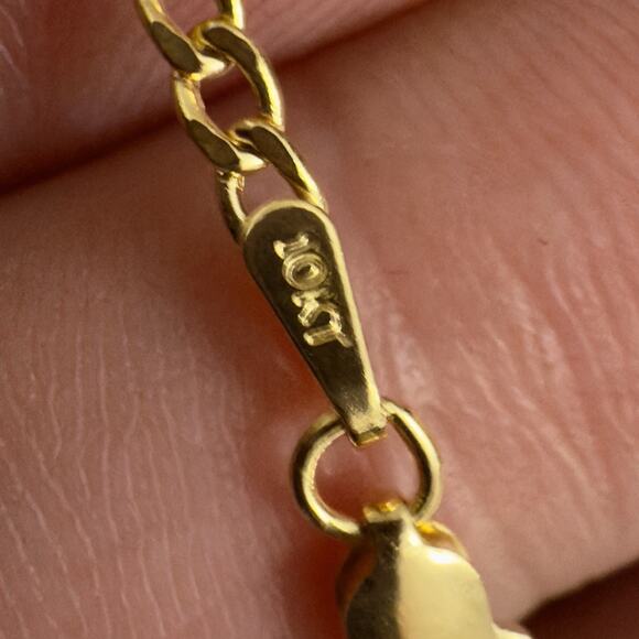 10k Solid Gold 2.3mm Cuban Link Chain 22in - NEW - Picture 6 of 7